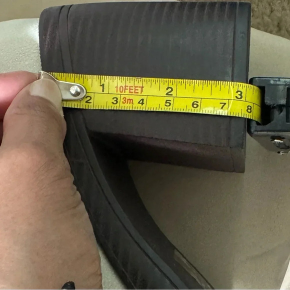 XENA Mary Jane Loafers- Bone/Cream Color-Chunky Heels 3.3 in Size 8.5 NIB - Picture 7 of 8